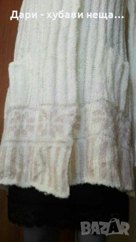 Бяла пухкава жилетка🌹🍀S,M,L🌹🍀арт.3082, снимка 4 - Жилетки - 34540156