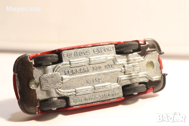 1:43 POLITOYS FERRARI 330 GTC КОЛИЧКА ИГРАЧКА МОДЕЛ, снимка 6 - Колекции - 53772168