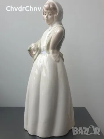 MIRMASU Valencia статуетка 29см/2бр голяма МИРМАСУ Валенсия испанска порцеланова фигура на цветарка, снимка 9 - Статуетки - 47142385