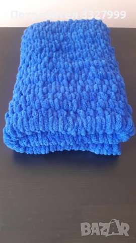 Ръчно плетено одеяло 82/85 см, снимка 4 - Спално бельо и завивки - 42326112