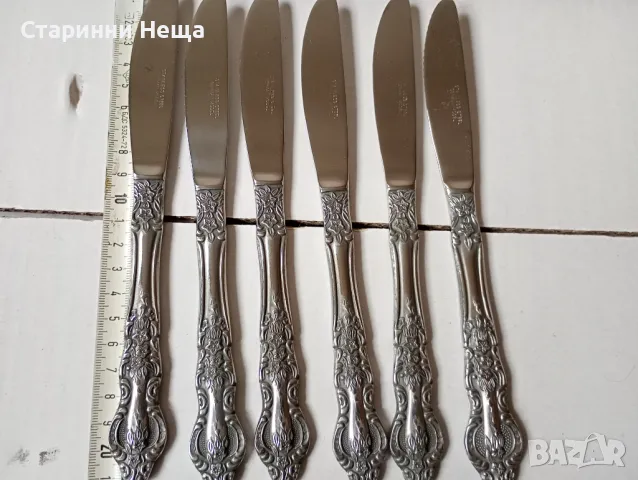 Ретро Винтидж стари немски прибори хранене старинни немски прибори нож ножове , снимка 2 - Антикварни и старинни предмети - 48343755