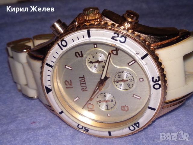 RITAL МАРКОВ ФЕШЪН АРТ МОДЕЛ КВАРЦОВ ЧАСОВНИК - РИТАЛ 36577, снимка 3 - Дамски - 40443763