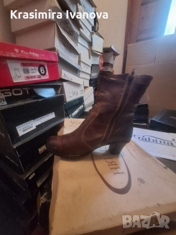 нови боти в кафяв цвят , снимка 2 - Дамски боти - 52506648