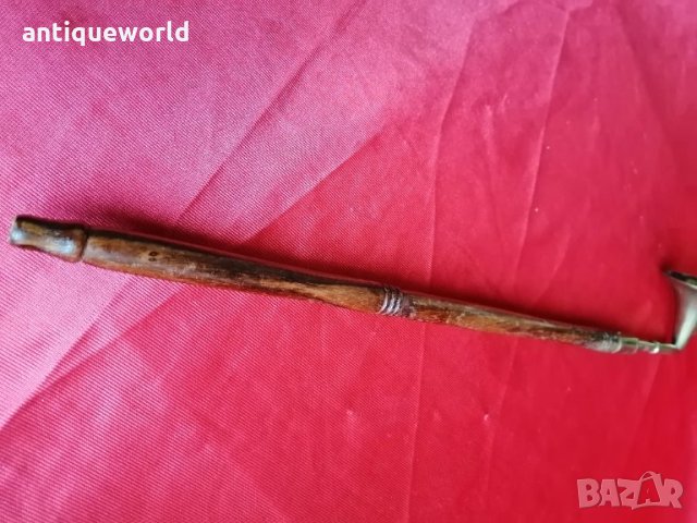 Много Голям Стар ГАСИТЕЛ за Свещи, снимка 4 - Антикварни и старинни предмети - 35675389