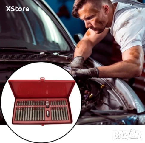 Професионален комплект накрайници KraftRoyal 41 части, снимка 5 - Други инструменти - 51861232