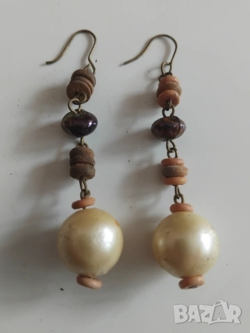 Обеци с перли, снимка 2 - Обеци - 53598821