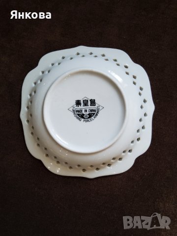 Ажурна чинийка , снимка 2 - Декорация за дома - 40957665