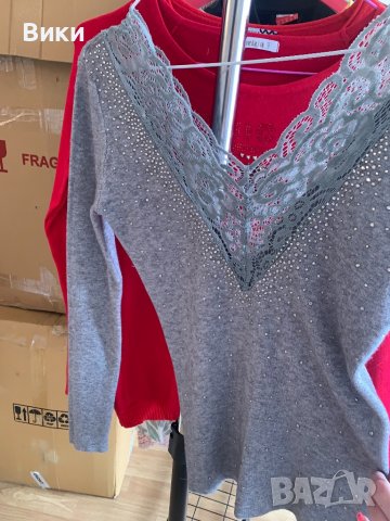 Нова блуза в три цвята, снимка 13 - Блузи с дълъг ръкав и пуловери - 39547095