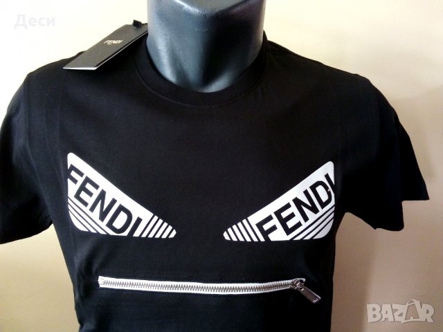 Fendi мъжка тениска нова с етикет, снимка 2 - Тениски - 35843139
