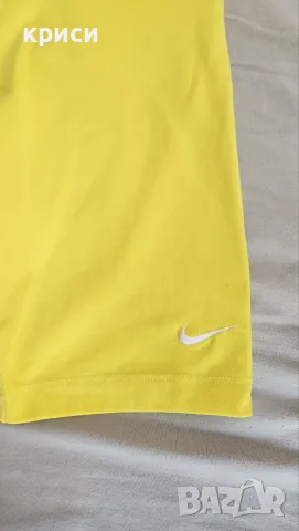 Спортен жълт къс клин Nike размер S, снимка 2 - Клинове - 56015247