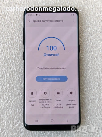 Samsung Galaxy S8 РАМ памет:	4GB Памет:	64GB, снимка 4 - Samsung - 53661301