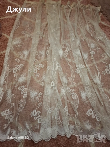 Перде бяло  ушито, снимка 4 - Пердета и завеси - 52382746