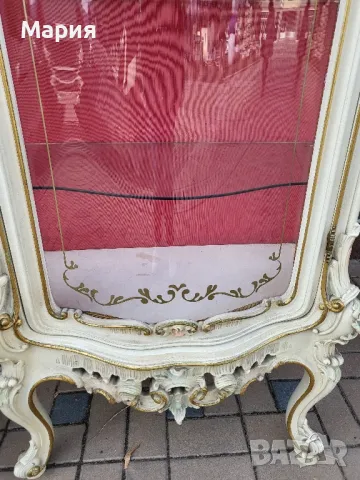 Италианска барокова витрина Silik 03050, снимка 4 - Секции и витрини - 48362986