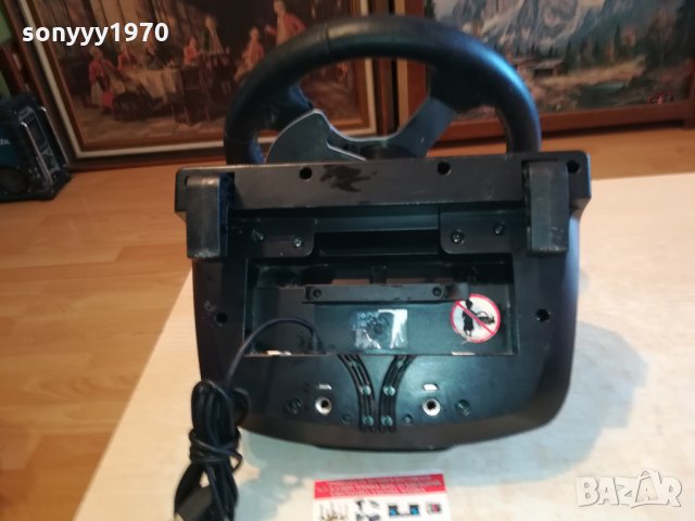 LOGITECH-ПЕДАЛИ И ВОЛАН 1102220933, снимка 11 - Аксесоари - 35749152