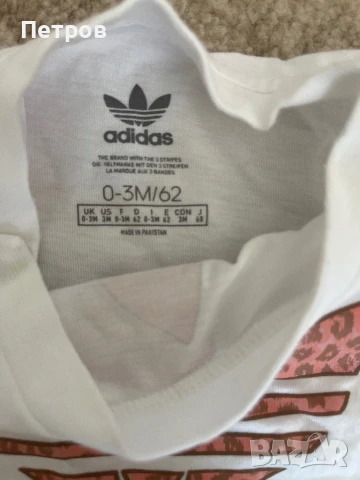 Бебешка тениска Adidas , снимка 2 - Бебешки блузки - 51272319
