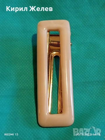 ШНОЛА с КРЕМАВ ЦВЯТ МНОГО КРАСИВ МОДЕН АКСЕСОАР 52202, снимка 7 - Аксесоари за коса - 52481451