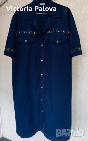 Скъпа рокля Италия деним BIANCA MARIA CASELLI