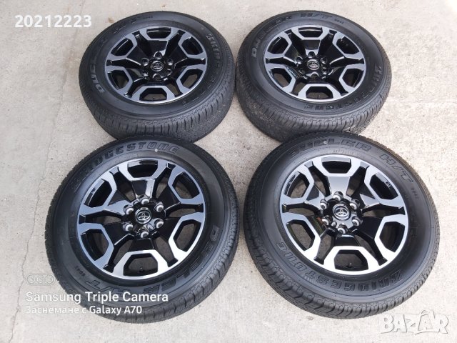 4 броя алуминиеви джанти с летни гуми за TOYOTA HILUX VIII FACELIFT  18, снимка 3 - Гуми и джанти - 41632758