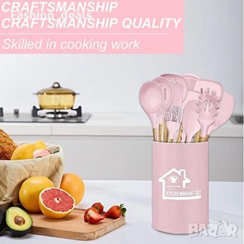 Нови 24 броя силиконови кухненски прибори за готвене печене кухня дом, снимка 5 - Други стоки за дома - 41573510