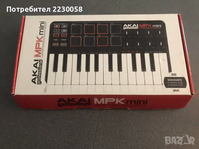 AKAI MPK Mini - професионална MIDI клавиатура, снимка 9 - Други - 48361533