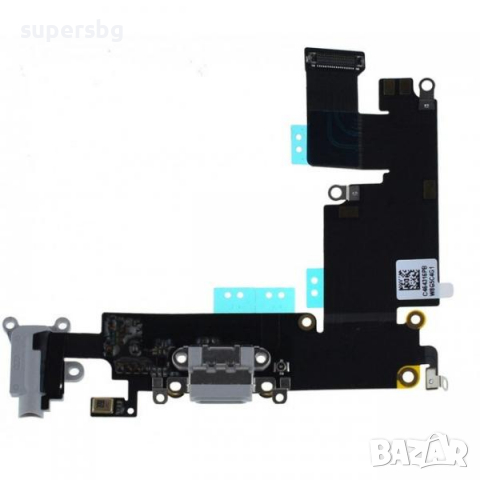  Нов Лентов кабел + блок захранване за iPhone 6 Plus 5.5+ букса HF /Бял и черен, снимка 1 - Резервни части за телефони - 36229798