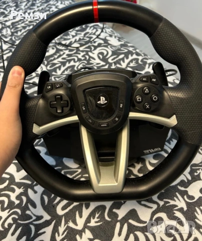 Волан HORI Racing Wheel Ap, снимка 2 - Игри за PlayStation - 53488324