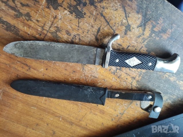 Немски нож Solingen Schneidteufel – Колекционерски (250мм) , снимка 4 - Антикварни и старинни предмети - 52919286