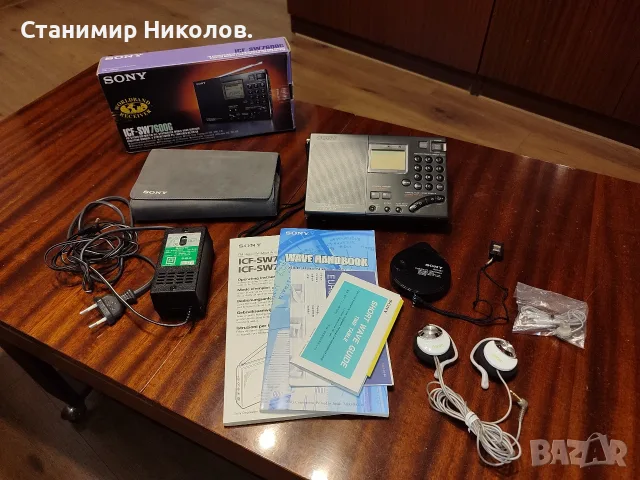 Дигитално радио Sony ICF-SW 7600G FM Stereo/SW/MW/LW PLL Synthesized World Band Receiver.