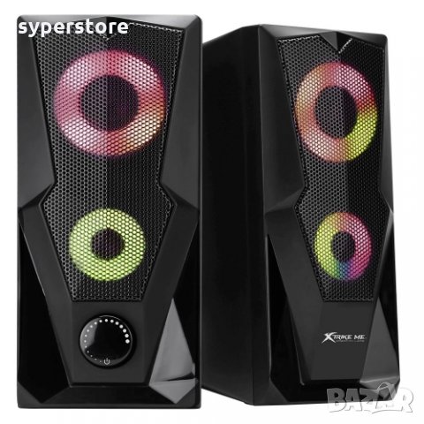 Speakers Тонколони за компютър, лаптоп и др. Xtrike Me SK-501 2 x 3W RGB Подсветка, снимка 3 - Слушалки и портативни колонки - 34384486