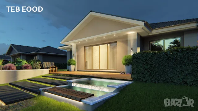 Продава 1 брой в парцел с 2 броя еднофамилни къщи в парцел от1900 м2, снимка 2 - Къщи - 50009524