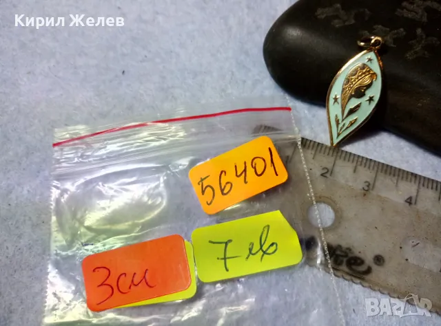 НЕЖЕН ЕМАЙЛИРАН ПОЗЛАТЕН АР НУВО СТИЛ ПЕНДАНТ МЕДАЛЬОН ФИНА ХУДОЖЕСТВЕНА ИЗРАБОТКА 56401, снимка 5 - Колиета, медальони, синджири - 48818745