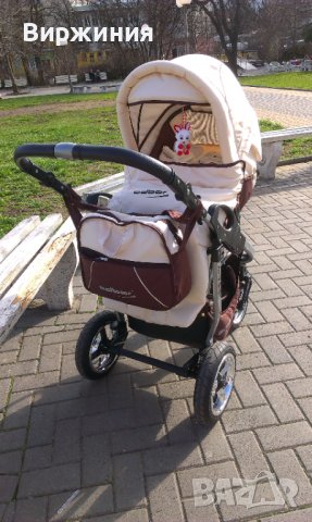 Комбинирана бебешка количка – ADBOR- Arte 3x3 Simple, снимка 2 - Детски колички - 42418286