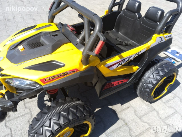 SAFARI двуместен акумулаторен джип JAKARTA 4x4 жълт, снимка 5 - Други - 53849456