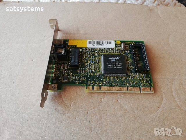 3COM 3C905B-TX-NM 10/100Base-TX Network Controller Card PCI, снимка 5 - Мрежови адаптери - 35925365