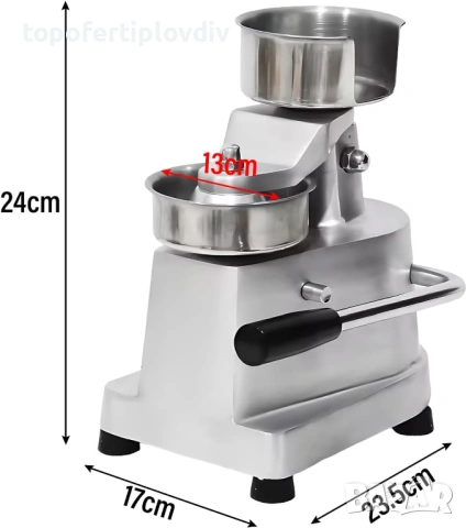 Професионална преса за бургер Commercial Burger Machine, 130mm, снимка 4 - Обзавеждане на кухня - 53718671