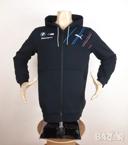 Puma BMW Motorsport Team Hoodie - Оригинално мъжко горнище, снимка 3 - Спортни дрехи, екипи - 52666845