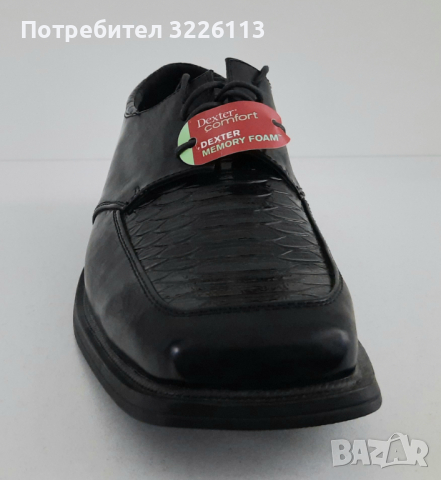 Мъжки обувки Dexter Comfort - Memory Foam, размер - 45.5 /UK 12/. , снимка 7 - Официални обувки - 36237692