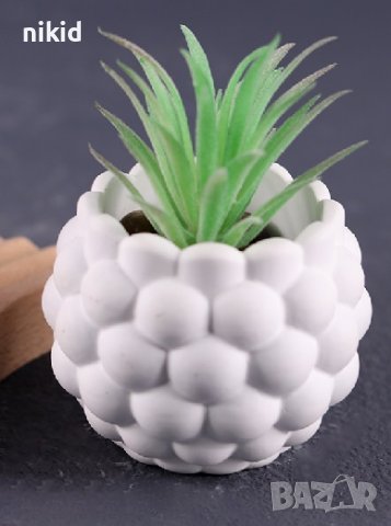 Едри мехури кашпа ваза саксия свещник силиконов молд форма смола гипс шоколад свещ декор кашпа, снимка 2 - Форми - 39989985