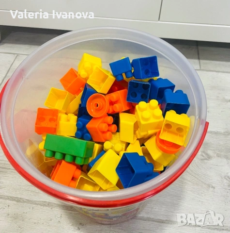 Детски конструктор 124 части, запазен, снимка 2 - Конструктори - 53654633