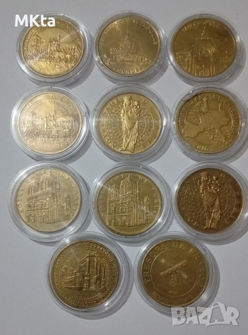 Лот монети,токени-Франция