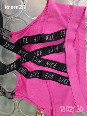 Nike Classic Logo Bra 2 размер М, снимка 8 - Корсети, бюстиета, топове - 53870704
