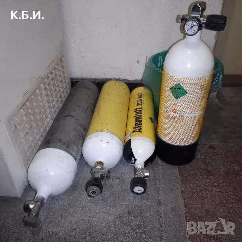 Купувам стари метални бутилки от пожарогасители с вместимост до 7L и от 200 до 300 рабтни атмосфери , снимка 2 - Въздушно оръжие - 56148779