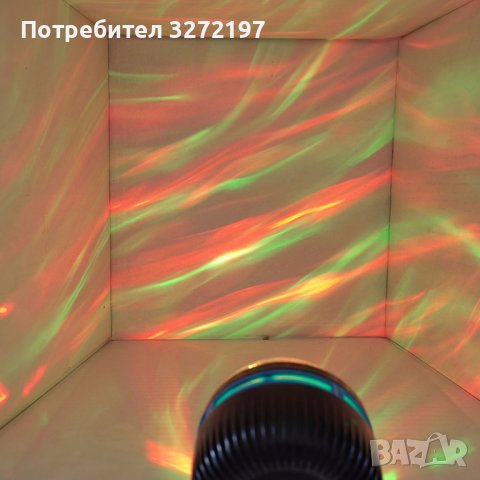 Usb Цветна Aurora Въртяща се магическа топка Сцена Ktv Хотел Лазерна лампа Прожекционна светлина , снимка 6 - Прожектори - 40894427