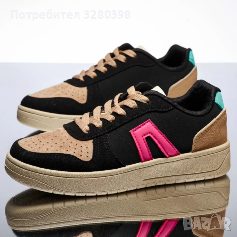 ХИТ модел дамски кецове модел: ABC-365 black