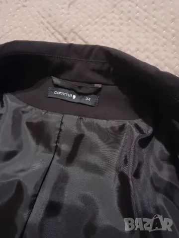 Тъмно кафяво сако Comma, снимка 3 - Сака - 49318719