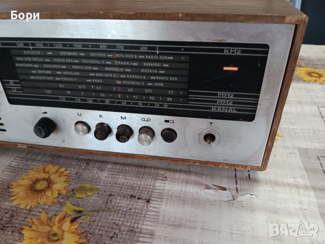 TRANSMIRA 6120 VEB, RFT 1968г DDR /ГДР, снимка 2 - Радиокасетофони, транзистори - 42170869