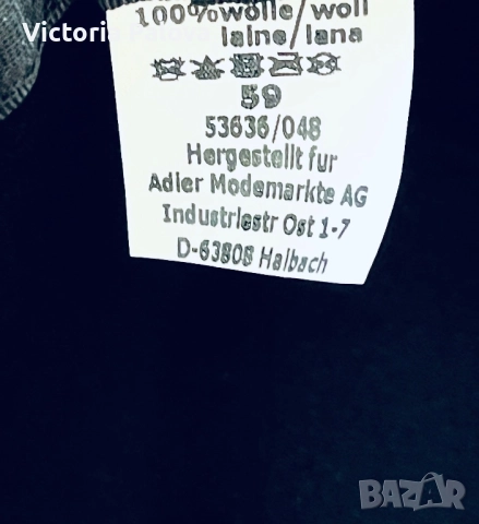 Черна вълнена шапка FEDORA - класическа, 100% вълна, 59 размер, снимка 10 - Шапки - 52426683