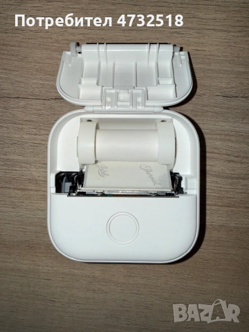 Мини термичен принтер Phomemo T02 (Bluetooth) + 3 БОНУС ролки хартия, снимка 4 - Принтери, копири, скенери - 53435273