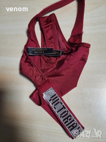 Прашки Victoria's Secret сатенени, дантелени и леопардови, снимка 6 - Бельо - 52638066