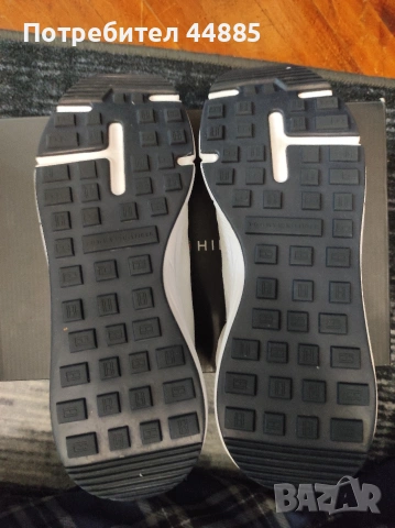 Обувки TOMMY HILFIGER Lightweight RWB Knit White, снимка 8 - Маратонки - 53757149